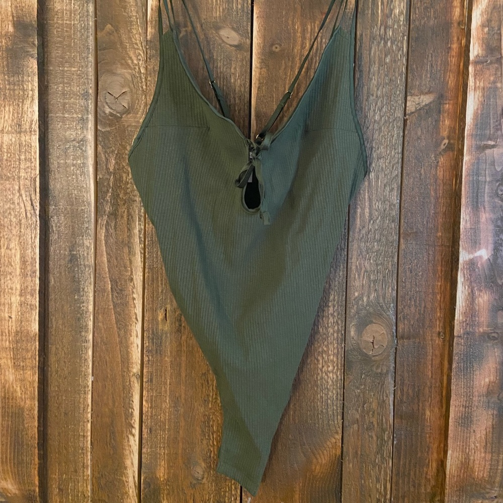 Victoria Secret olive bodysuit